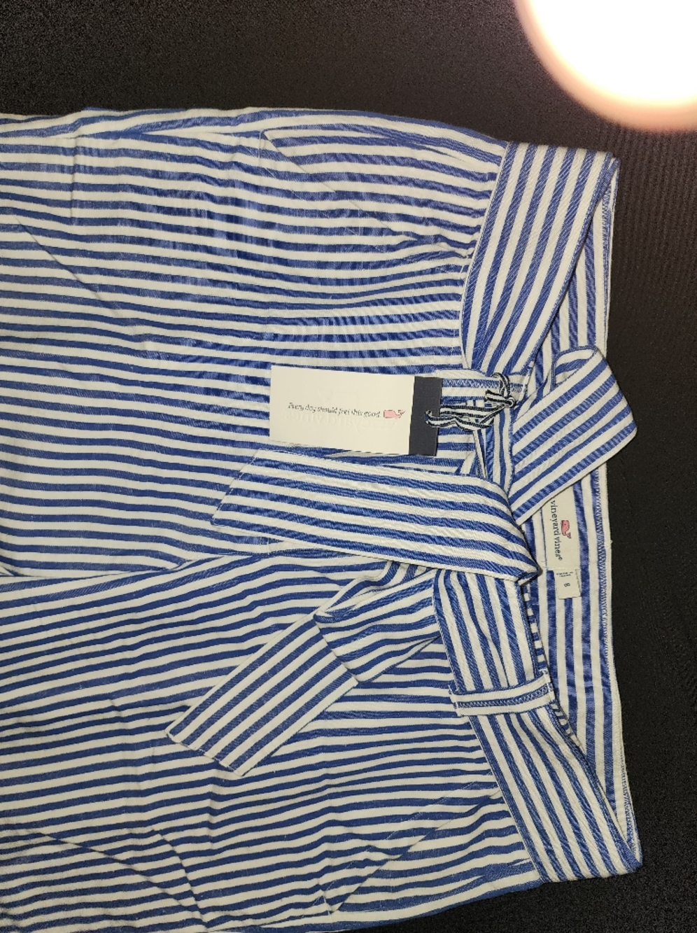 Vineyard Vines Blue & White Striped Pants - Picture 6 of 9